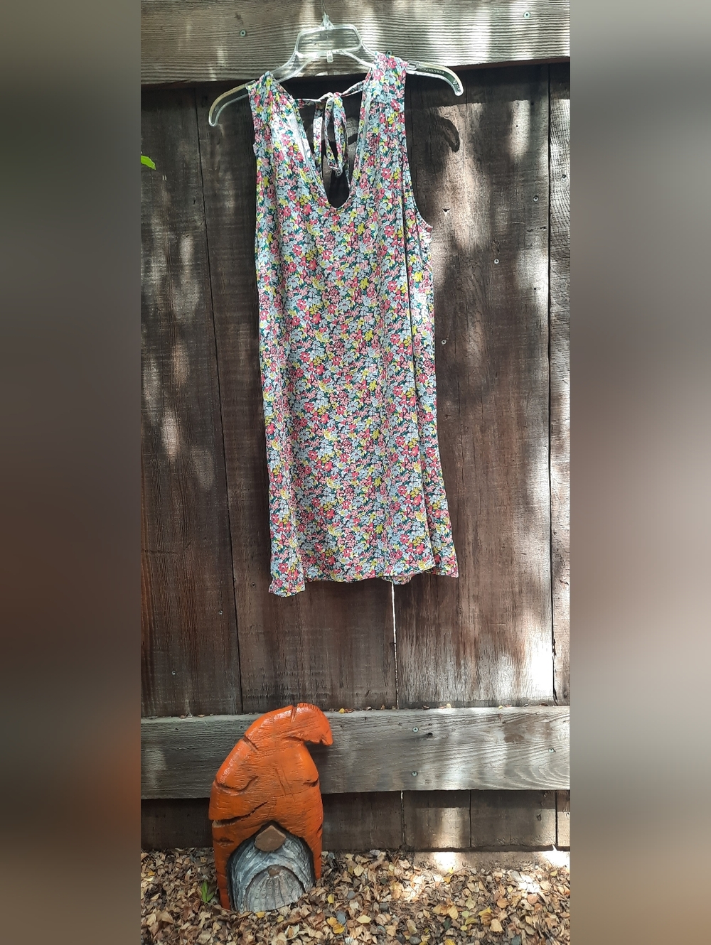 GAP Floral Tie-Back Camisole Dress - Pink Multi
